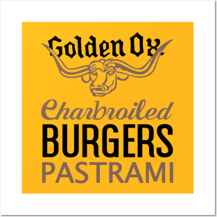 Golden Ox Burgers Posters and Art